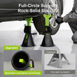 Jack Stands, 3 Ton (6,000 lbs) Heavy Duty Car Jack Stands with Seamless Round Steel Base, 10.8