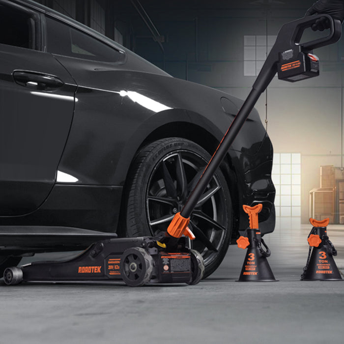 RGM-3TLG GarageMax, 3 Ton Electric Floor Jack, Low Profile Jack for Quickly Car Lift, Hydraulic Service Jack