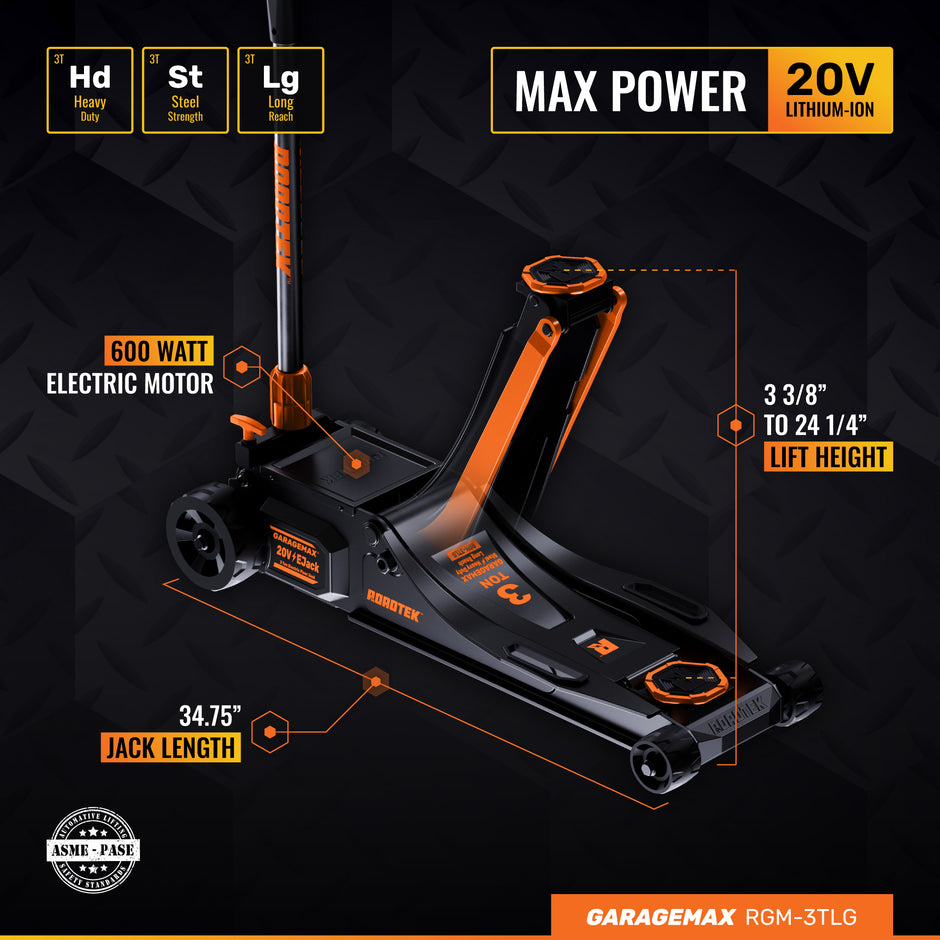 RGM-3TLG, 3 Ton Heavy Duty Long Reach Ejack