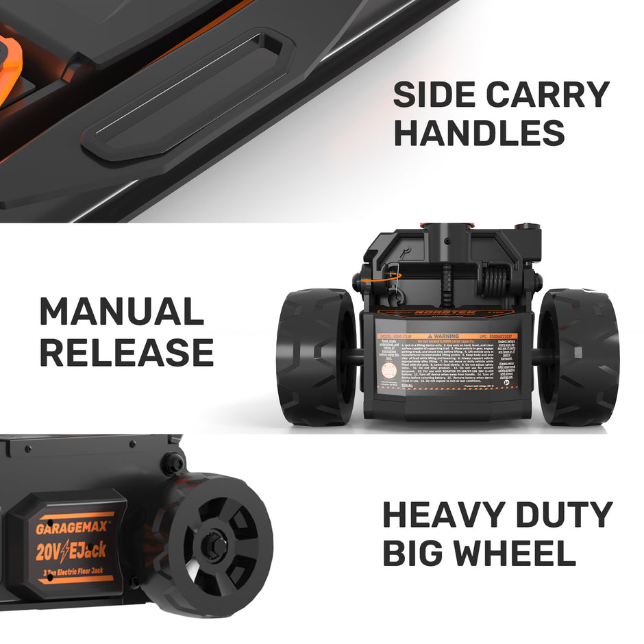 RGM-3TLW, 3 Ton Heavy Duty Low Profile Ejack