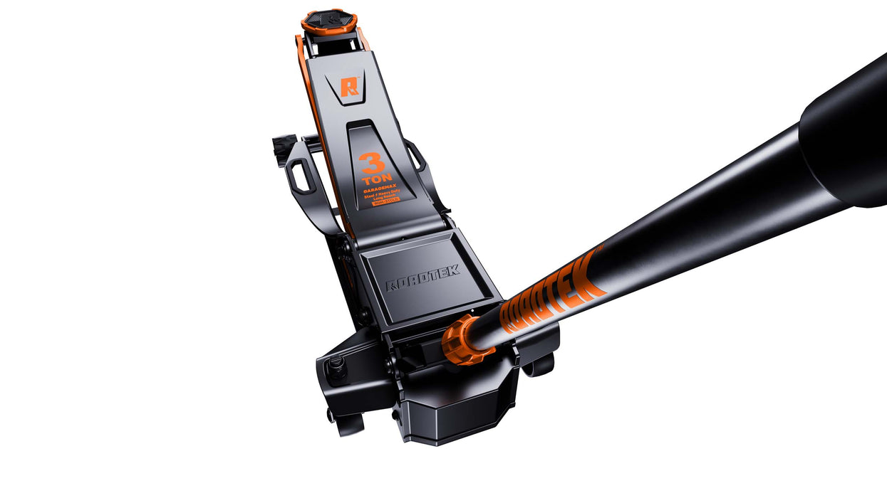 RGM-3TCLG GarageMax 3T Heavy Duty Steel Long Reach Caster Wheel EJack