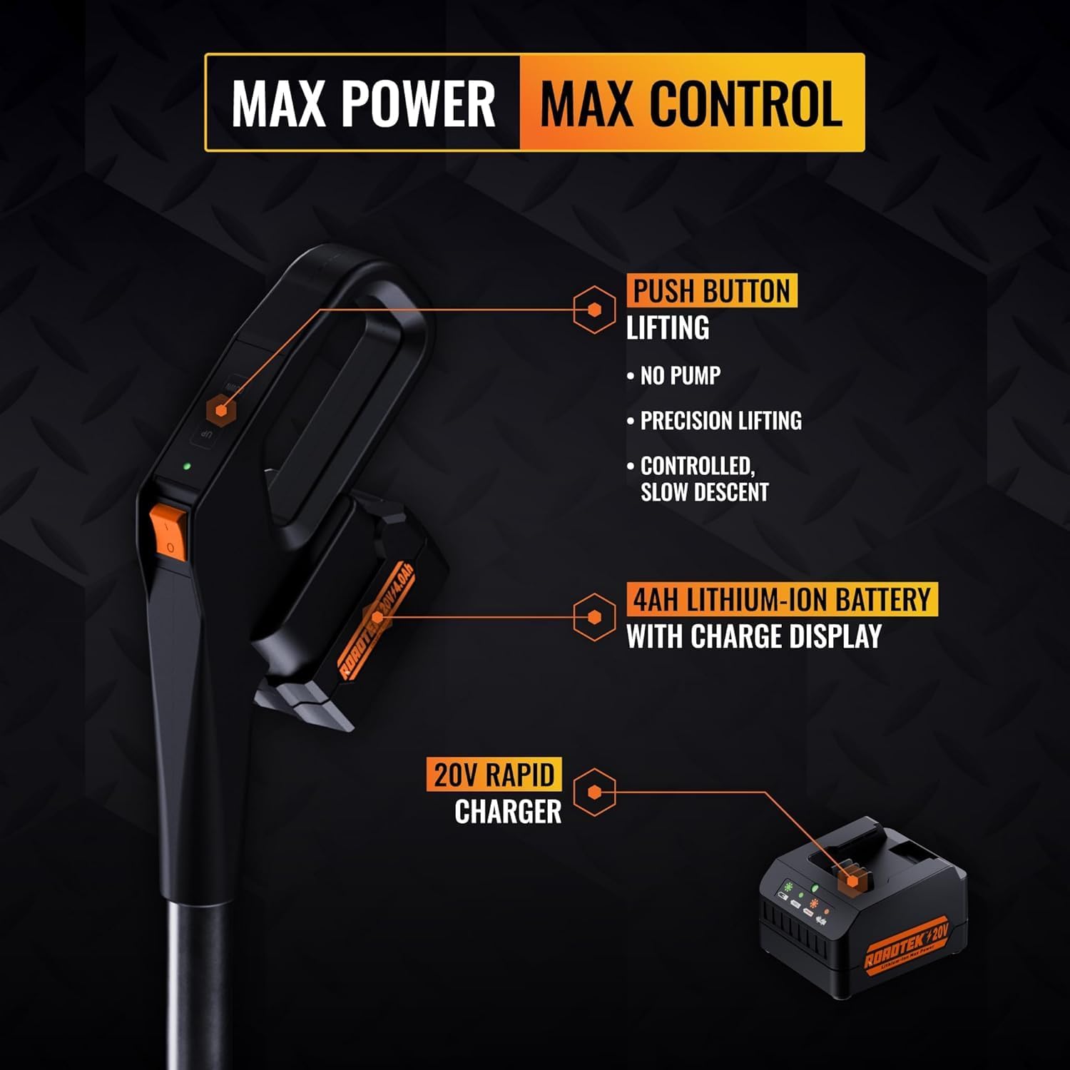 RGMP-002 ROADTEK GarageMax 20V Battery Charger for 4 Ah Battery Pack